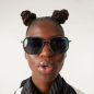 Preview: Komono Sonnenbrille Don Havanna, Candy White gold,  getönte Gläser, style